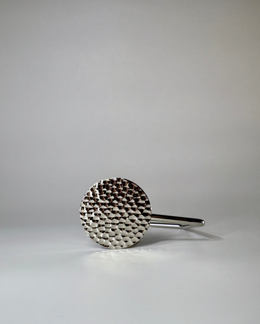 A'VERIE Bag Hook - Hammered Edge Silver