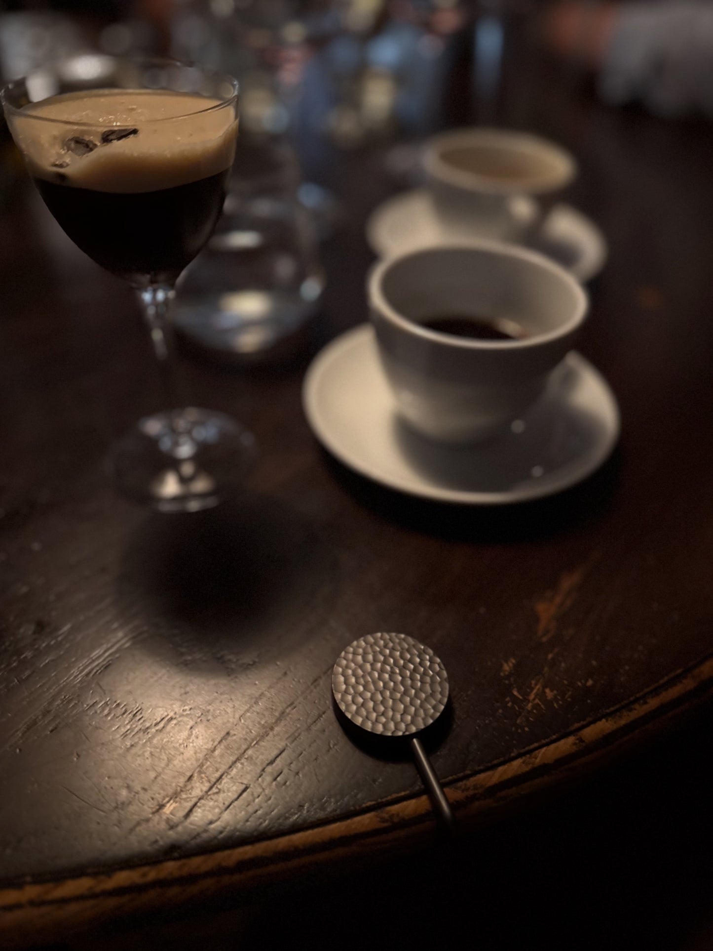 Elegant handbag hook designed to keep your bag off the floor at restaurants.