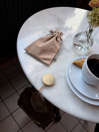 A'VERIE Bag Hook - Matte Gold Edge