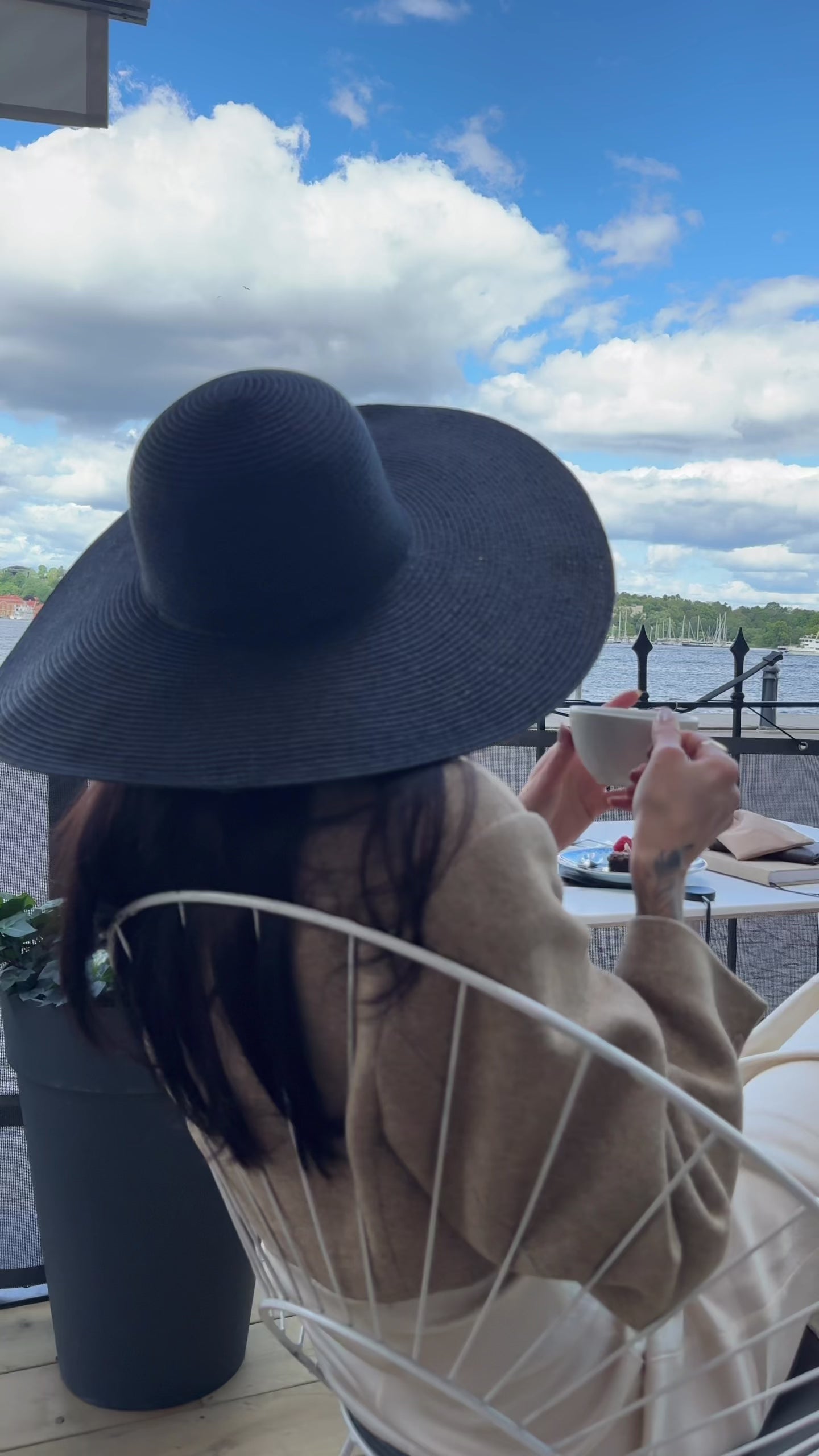 Premium bag hook combining function with timeless design.